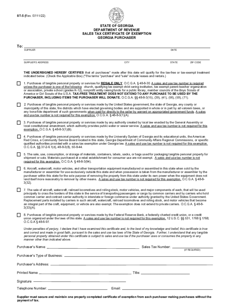  St5 Form Ga 2022-2024